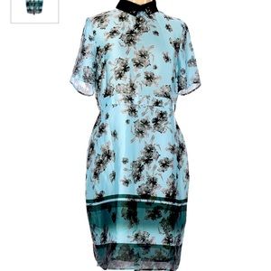 ASOS collared floral dress